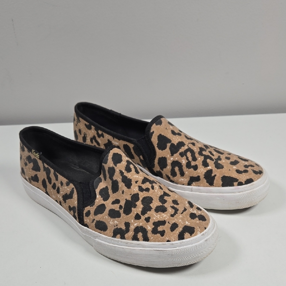 Keds Leopard Print Slip-On Sneakers